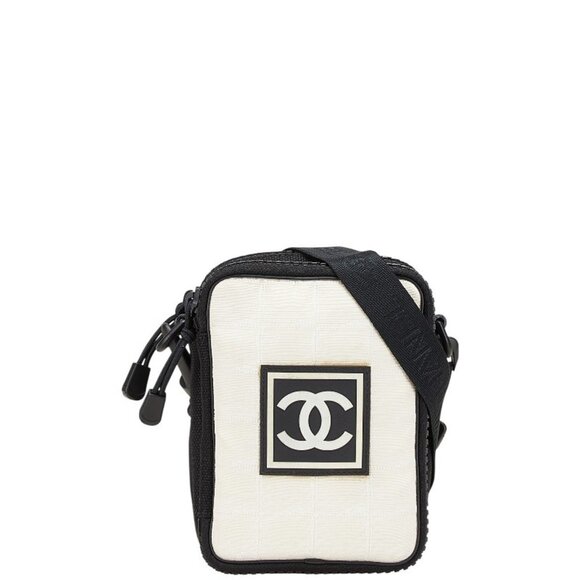 CHANEL Black Coco Mark Shoulder Bag - Picture 1 of 14